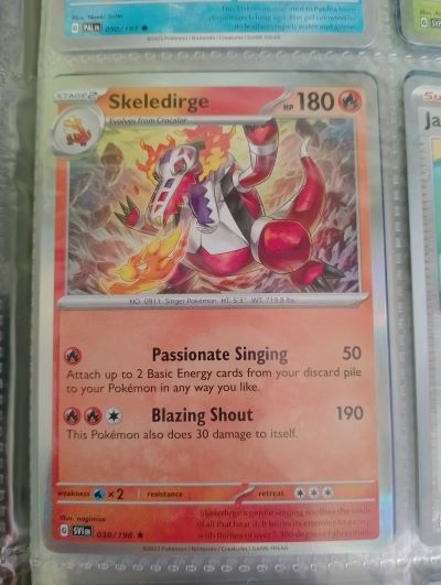 Card with Skeledirge